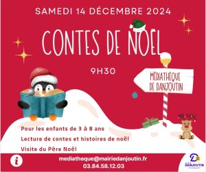 Animations de Noël à la Médiathèque : contes @ Médiathèque de Danjoutin