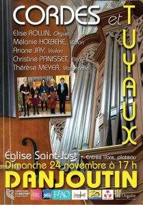 Concert : cordes et tuyaux @ Eglise Saint Just