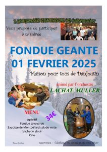 Soirée fondue géante @ Maison pour tous - Danjoutin