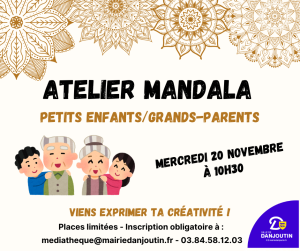 Atelier Mandala @ Médiathèque de Danjoutin